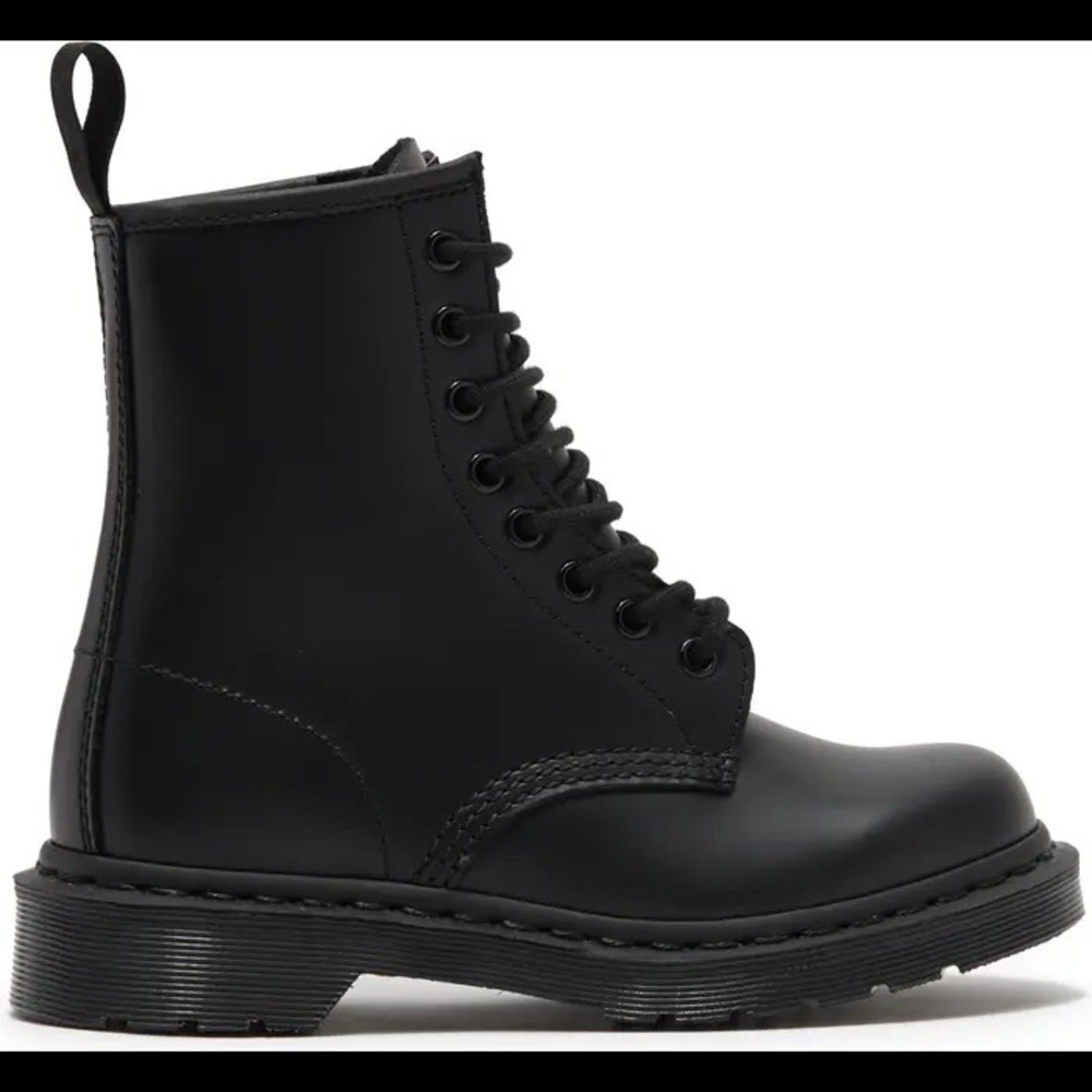 1460 Leather Mono Black Dr. Martens